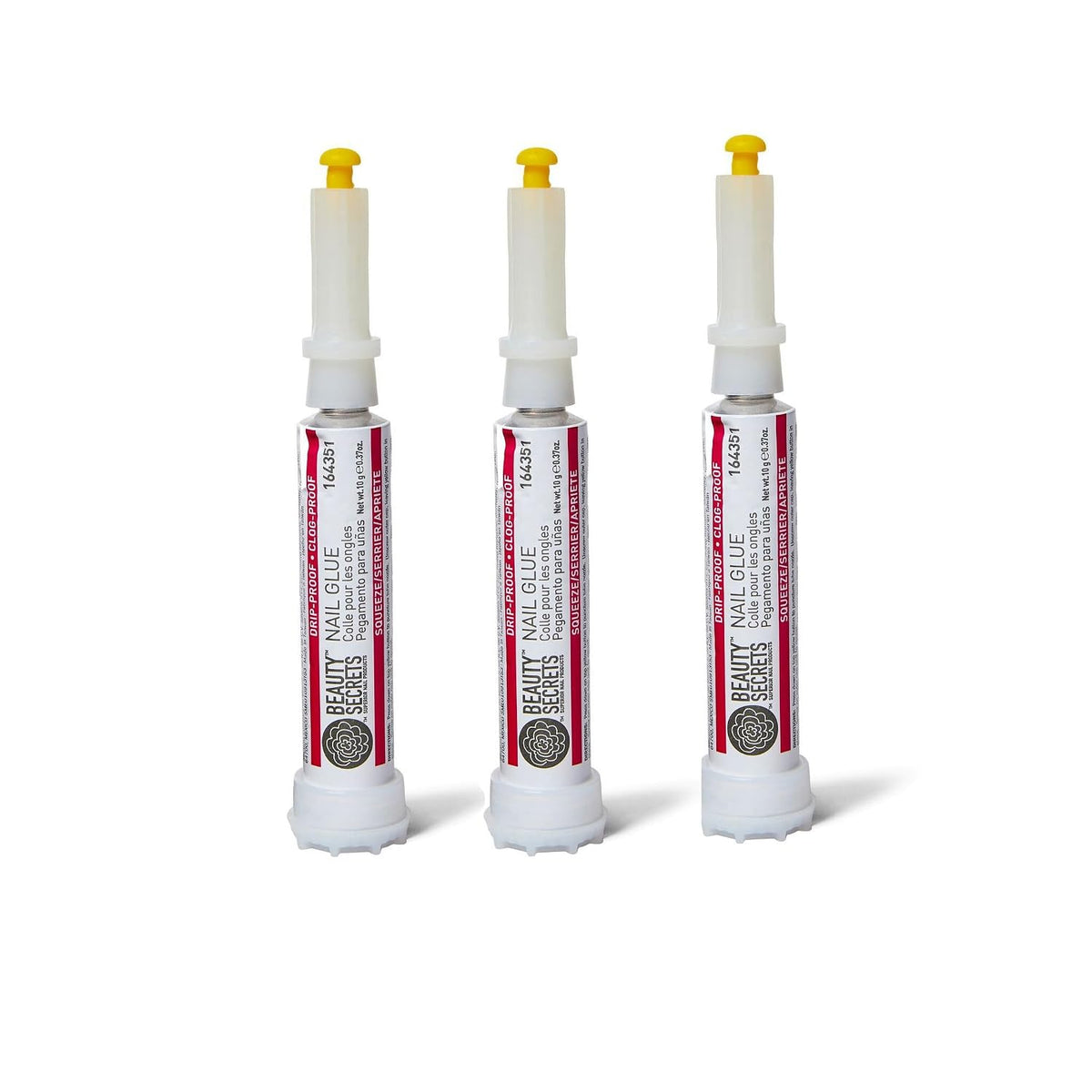 Beauty Secrets Drip & Clog Proof Nail Glue (3 Pack)